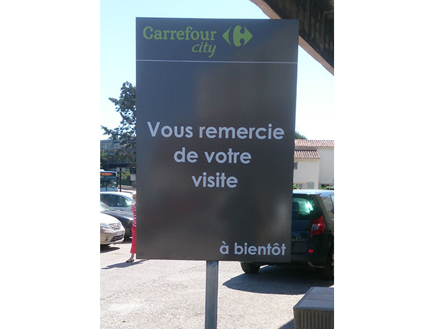 panneau publicitaire portatif toulon, la seyne sur mer, la garde