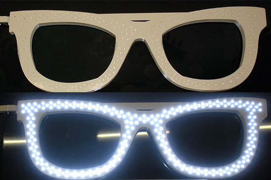 enseigne lumineuse leds opticien toulon, aubagne, draguignan, département var