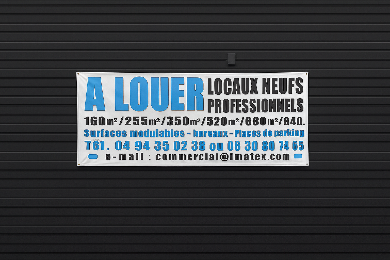 grande bâche professionnelle