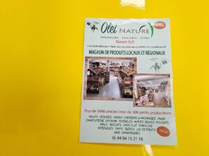 Réalisation de Flyer pour OLEI NATURE à Ollioules – Par DECOGRAPH Imprimerie