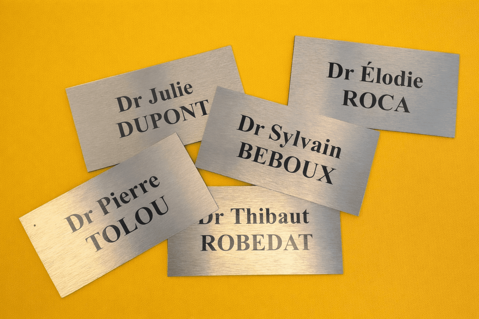 plaques professionnelles médicales