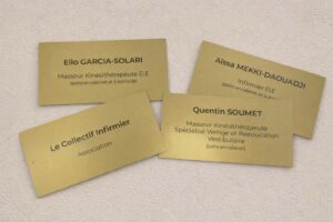 Plaque Professionnelle Médecin & Infirmier à La Ciotat