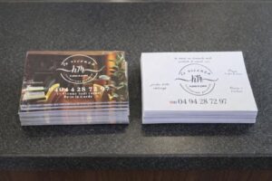carte de visite restaurant