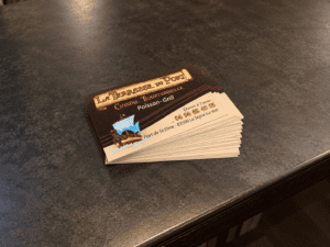 Impression de cartes de visite restaurant à La Seyne-sur-Mer